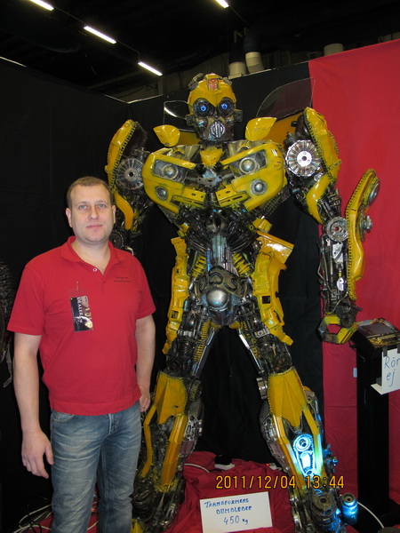 Transformers Bumblebee statue hand made in metal